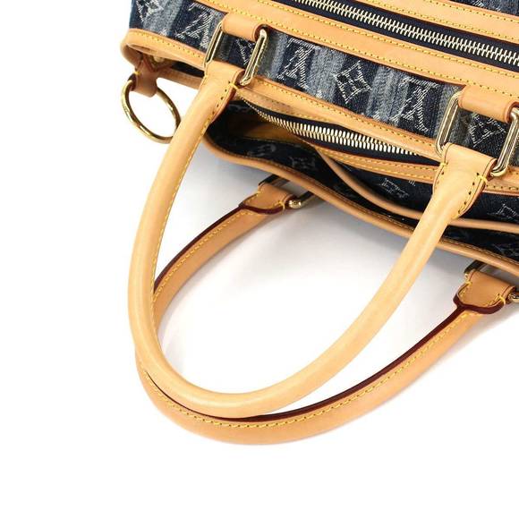 Louis Vuitton Denim Raye GM Shoulder Bag Canvas Blue - Picture 5 of 9